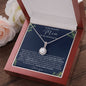 To My Beautiful Mom | When I Was Little | Eternal Hope Necklace