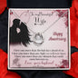 Wife Anniversary | I Love You More | Lucky in Love Necklace