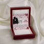 Wife Anniversary | I Love You More | Lucky in Love Necklace