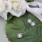 Dear Sister | Side by Side | Love Knot Earring & Necklace Set