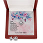 Dear Sister | Side by Side | Love Knot Earring & Necklace Set