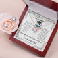 To My Daughter | Graduation Owl | Love Knot Earring & Necklace Set