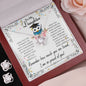 To My Daughter | Graduation Owl | Love Knot Earring & Necklace Set