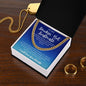 To My Stunning Smokin' Hot Soulmate | BLUE KING | Cuban Link Chain