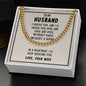 To My Husband | Without a Doubt | Cuban Link Chain Necklace