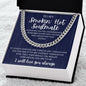 To My Stunning Smokin' Hot Soulmate | Dk Blue King | Cuban Link Chain