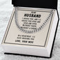 To My Husband | Without a Doubt | Cuban Link Chain Necklace