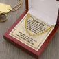 TO MY SON | NEVER ALONE | CUBAN LINK CHAIN