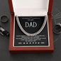 To My Dad | Your Guiding Hand | Cuban Link Chain