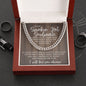 To My Stunning Smokin' Hot Soulmate | Wooden Panel King | Cuban Link Chain