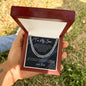 To My Son | Marble-You're Capable Dad | Cuban Link Chain