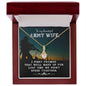 To My Beautiful Army Wife | I Pinky Promise | Alluring Beauty Necklace