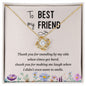 My Best Friend | Thank You | Love Knot Necklace