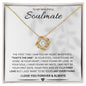 To My Beautiful Soulmate | The First Time | Love Knot Necklace