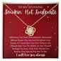 To My Stunning Smokin' Hot Soulmate | Red Queen | Love Knot Necklace