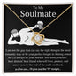 To My Soulmate | Lve You | Love Knot Necklace