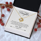 To My Daughter | Never Forget Dad | Love Knot Necklace