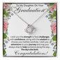 To My Daughter on Your Graduation | I Wish You Strength | Love Knot Necklace
