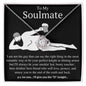 To My Soulmate | Lve You | Love Knot Necklace
