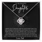To My Beautiful Daughter | I Want You To Believe | Love Knot Necklace