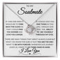 To My Soulmate | Hand | Love Knot Necklace