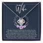To My Wife | The Day I Met You | Love Knot Necklace