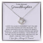 To My Beloved Granddaughter | Always Remember | Love Knot Necklace