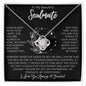 To My Soulmate | Always Keep Me In Your Heart | Love Knot Necklace