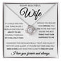To My Beautiful Wife | The Best | Love Knot Necklace