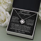 To My Daughter | I Love You Forever | Love Knot Necklace