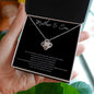 Mother & Son | Undone-Black | Love Knot Necklace