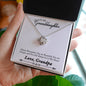 My Granddaughter | In My Heart | Love Knot Necklace