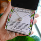 To My Daughter on Your Graduation | I Wish You Strength | Love Knot Necklace
