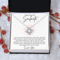 To My Beautiful Soulmate | I May Not Be Your First | Love Knot Necklace