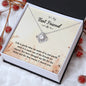 To My Bestfriend | I Choose You | Love Knot Necklace