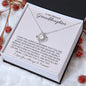 To My Beloved Granddaughter | Always Remember | Love Knot Necklace
