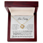 I'm Sorry | White-I Never Meant To | Love Knot Necklace