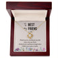 My Best Friend | Thank You | Love Knot Necklace