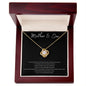Mother & Son | Undone-Black | Love Knot Necklace