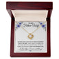 To My Future Wife | My Heart Whispered-PurpleFlower | Love Knot Necklace