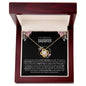 To My Beautiful Daughter | Pursue Your Dreams | Love Knot Necklace