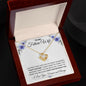 To My Future Wife | My Heart Whispered-PurpleFlower | Love Knot Necklace