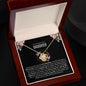 To My Beautiful Daughter | Pursue Your Dreams | Love Knot Necklace