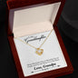 My Granddaughter | In My Heart | Love Knot Necklace