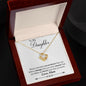 To My Daughter | Always Remember Love Mum | Love Knot Necklace