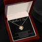 Mother & Son | Undone-Black | Love Knot Necklace
