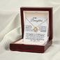 To My Daughter | Promise to Love You | Love Knot Necklace