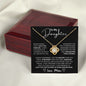 To My Daughter | Love You For The Rest | Love Knot Necklace