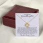 To My Beloved Granddaughter | Always Remember | Love Knot Necklace