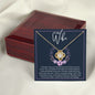To My Wife | The Day I Met You | Love Knot Necklace